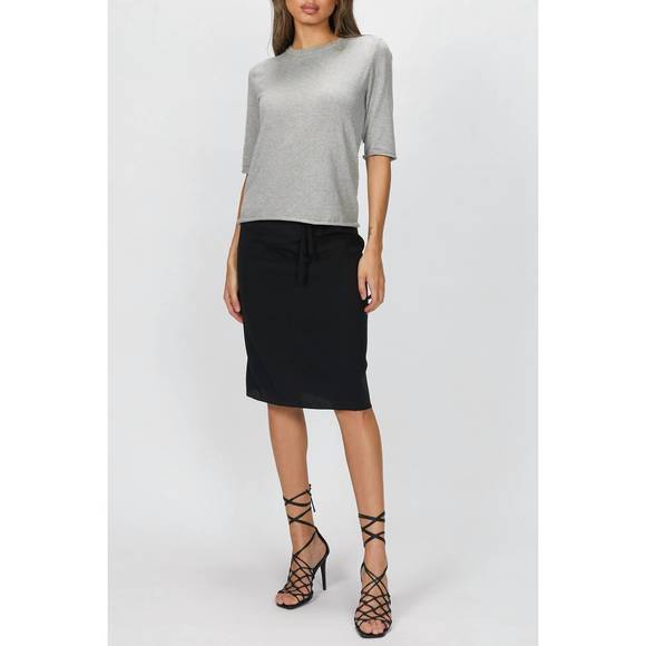 NEW HARRIS TAPPER knitted tee in grey - Picture 1 of 2